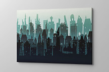 Obraz na stenu Siluety mesta